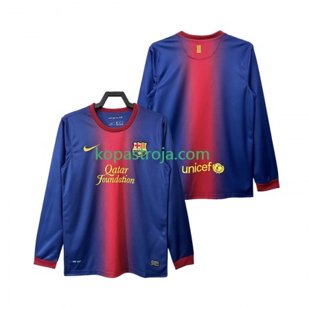 Billiga Fotbollströjor FC Barcelona 2012 2013 Retro Hemma tröja Långärmad